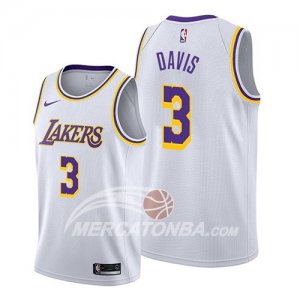 Maglia Los Angeles Lakers Anthony Davis Association 2019 Bianco