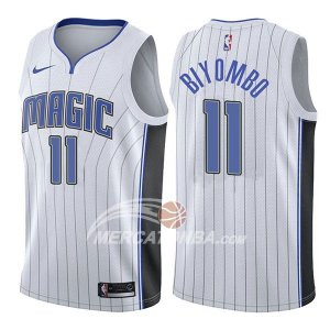 Maglie NBA Orlando Magic Bismack Biyombo Association 2017-18 Bianco