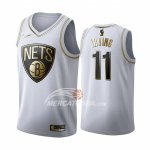 Maglia Golden Edition Brooklyn Nets Kyrie Irving Bianco