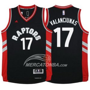 Maglie NBA Valanciunas Toronto Raptors Negro