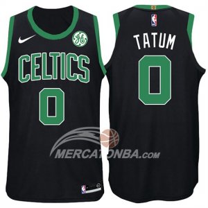 Maglie NBA Jayson Tatum Boston Celtics 2017-18 Nero