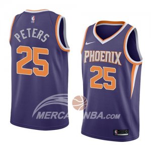 Maglie NBA Phoenix Suns Alec Peters Icon 2018 Blu