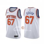 Maglia New York Knicks Taj Gibson Association Bianco