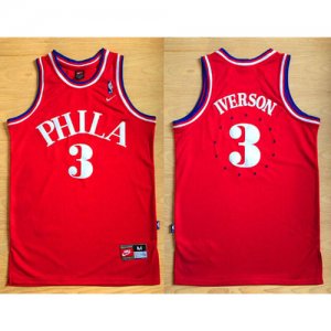 Maglie NBA Phila Iverson,Philadelphia 76ers Rosso