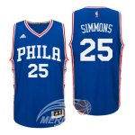 Maglia NBA Simmons,Philadelphia 76ers Blu