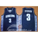 Maglia NBA NCAA Allen Iverson Blu Marino