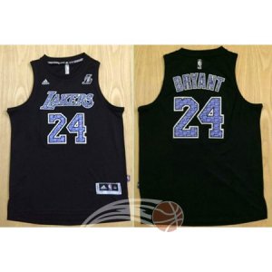 Maglie NBA Camouflage Bryant Lakers Nero