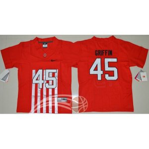 Maglie NBA Nino NCAA Archie Griffin Elite Rosso