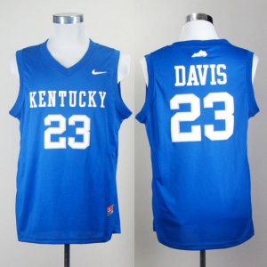 Maglie NBA NCAA Davis,Kentucky Blu