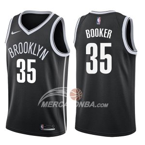 Maglie NBA Brooklyn Nets Trevor Booker Icon 2017-18 Nero