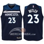 Maglia NBA Bambino Minnesota Timberwolves Jimmy Butler 2017-18 Blu