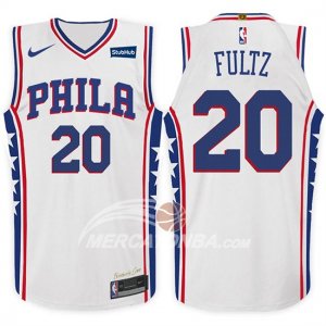 Maglie NBA Markelle Fultz Philadelphia 76ers 2017-18 Bianco