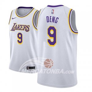 Maglie NBA Los Angeles Lakers Luol Deng Association 2018-19 Bianco