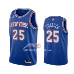 Maglia New York Knicks Reggie Bullock Statement 2020-21 Blu