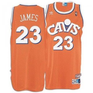 Maglie NBA Lebron James,Cleveland Cavaliers Arancione