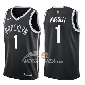 Maglie NBA Brooklyn Nets D'angelo Russell Icon 2017-18 Nero