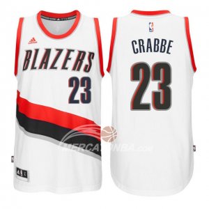 Maglie NBA Crabbe Portland TrailBlazers Blanco