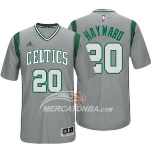Maglie NBA Manica Corta Boston Celtics Hayward Gris