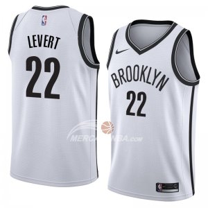 Maglie Brooklyn Nets Caris Levert Association 2017-18 Bianco