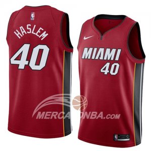 Maglie NBA Miami Heat Udonis Haslem Statement 2018 Rosso