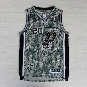 Maglie NBA Rivoluzione 30 Ginobili,San Antonio Spurs Camouflage