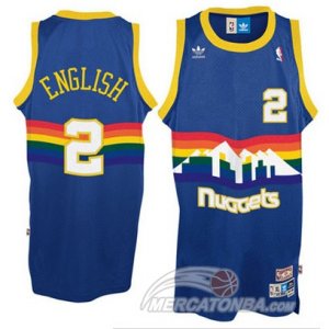 Maglie NBA English,Denver Nuggets Blu