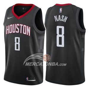 Maglie NBA Houston Rockets Le'bryan Nash Statehombret 2017-18 Nero