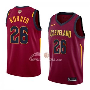 Maglie NBA Cavaliers Kyle Korver Finals Bound Icon 2017-18 Rosso