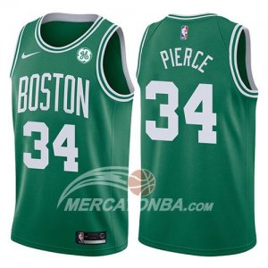 Maglie NBA Celtics Paul Pierce Icon 2017-18 Verde