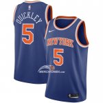 Maglia New York Knicks Immanuel Quickley Icon 2020-21 Blu