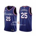 Maglia Philadelphia 76ers Ben Simmons Citta 2019-20 Blu