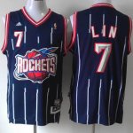 Maglia NBA Rivoluzione 30 Lin,Houston Rockets Blu