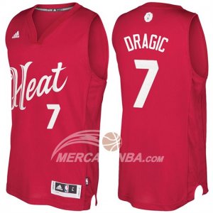 Maglie NBA Christmas 2016 Goran Dragic Miami Heats Rosso