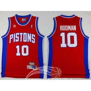 Maglie NBA Rooman,Detroit Pistons Rosso