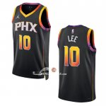 Maglia Phoenix Suns Damion Lee NO 10 Statement 2022-23 Nero