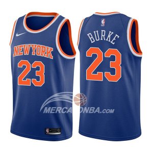 Maglie NBA New York Knicks Trey Burke Icon 2017-18 Blu