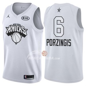 Maglie NBA Kristaps Porzingis All Star 2018 New York Knicks Bianco