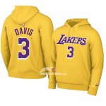 Felpa con Cappuccio Los Angeles Lakers Anthony Davis Giallo