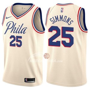 Maglie NBA Ben Simmons Philadelphia 76ers Citta Crema