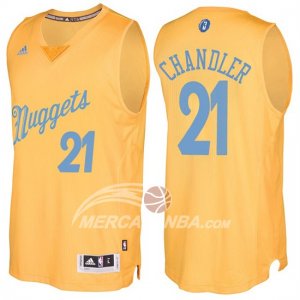 Maglie NBA Christmas 2016 Wilson Chandler Denver Nuggets Dorato