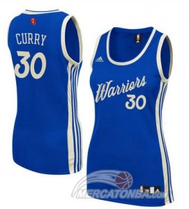 Maglie NBA Donna Curry ChristmasDallas Mavericks Blu