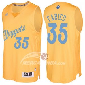 Maglie NBA Christmas 2016 Kenneth Faried Denver Nuggets Dorato