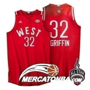 Maglie NBA Griffin,All Star 2016 Rosso