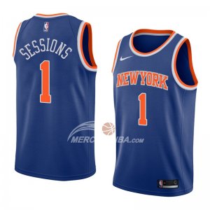 Maglia New York Knicks Ramon Sessions Icon 2018 Blu
