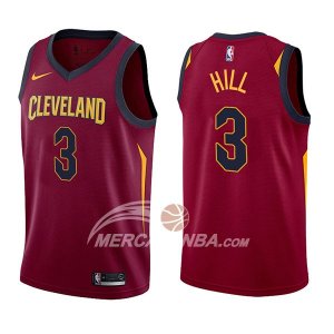 Maglie NBA Cleveland Cavaliers George Hill Icon 2017-18 Rosso