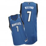 Maglia NBA Rivoluzione 30 Williams,Minnesota Timberwolves Blu