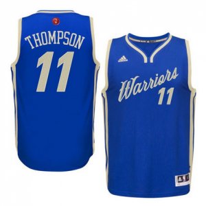 Maglie NBA Thompson Christmas,Golden State Warriors Blauw