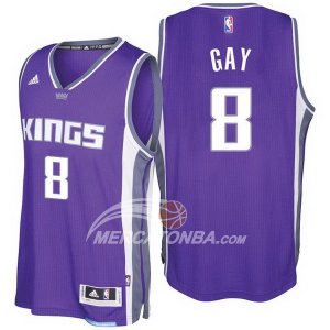 Maglie NBA Gay Sacramento Kings Purpura