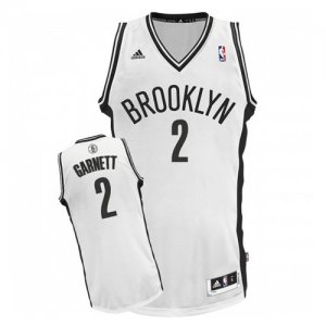 Maglie NBA Rivoluzione 30 Garnett,Brooklyn Nets Bianco