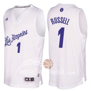 Maglie NBA Russell Christmas,Los Angeles Lakers Bianco